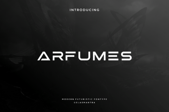 Arfumes: A Futuristic Display Font for Modern Web Design