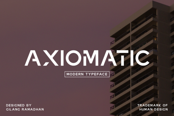 Axiomatic: The Futuristic Font for Modern Marketing