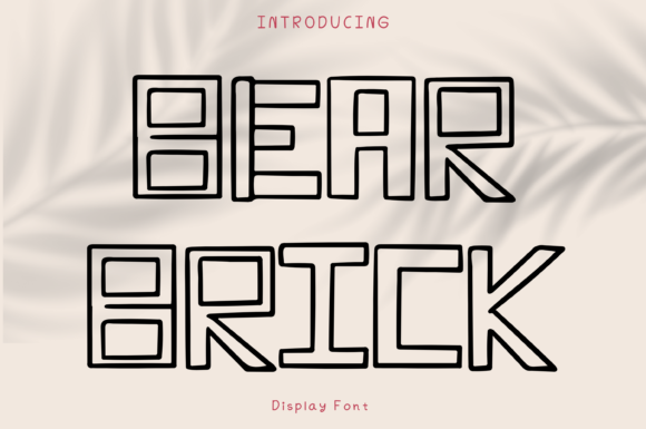 Bear Brick Font: A Playful Tool for Bold Brand Communication