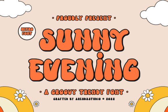Crafting a Sunny Evening: A Display Font for Real Branding Projects