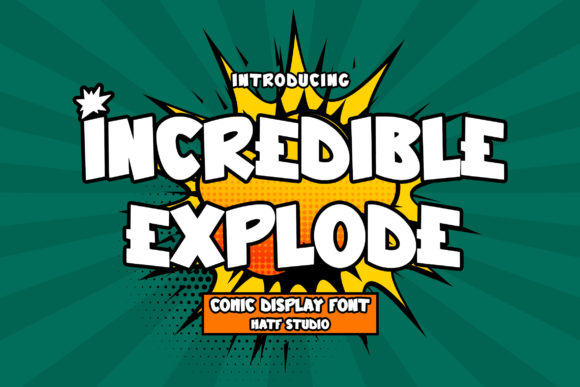 Incredible Explode: A Font Built for Digital Impact