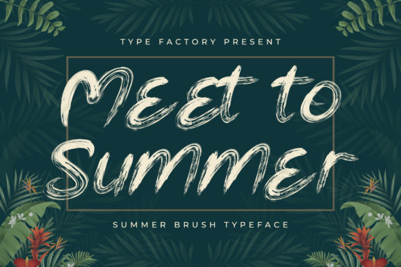 Meet to Summer: A Font for Sun-Kissed Editorial Designs