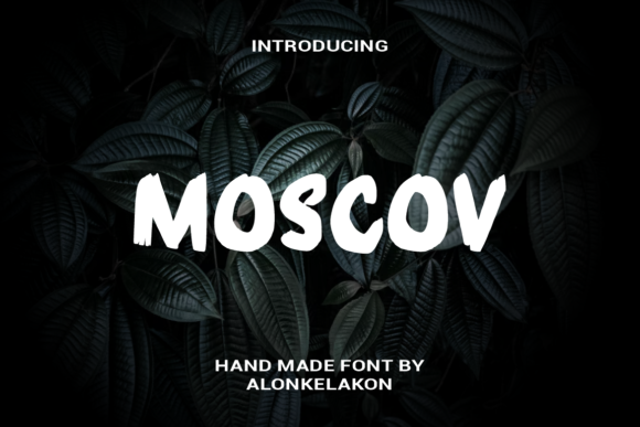 Moscov: A Bold Font for Making Your Handmade Products Stand Out