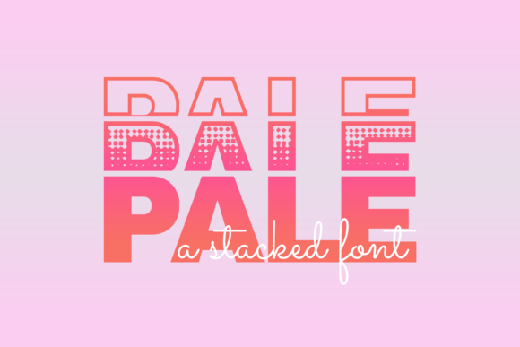 Pale: The Stylish Display Font for Modern Web Design