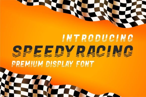Speedyracing: A Display Font Built for Campaign Speed