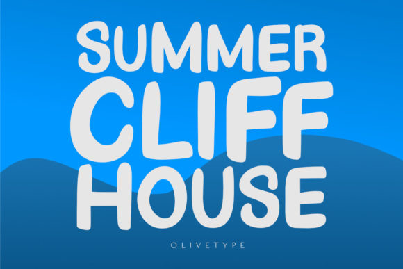 Summer Cliff House: An Editorial Designer’s Review of a Playful Display Font