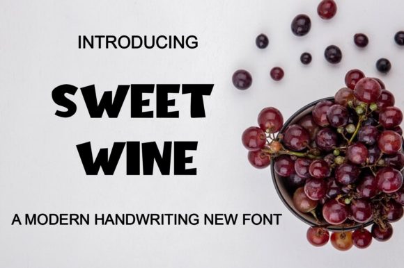Sweet Wine: The Perfect Font for Your Crafted Products