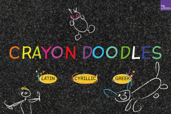 The Crayon Doodles Font for Crafters and Product Creators
