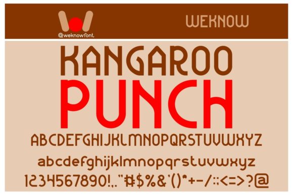 The Kangaroo Punch Font: A Bold Typographic Tool for Marketers