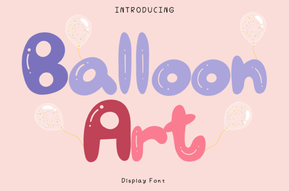 Using Balloon Art Font in a Real Branding Project