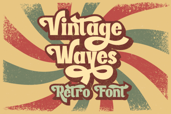Vintage Waves: The Retro Font Bringing Character to Modern Brands