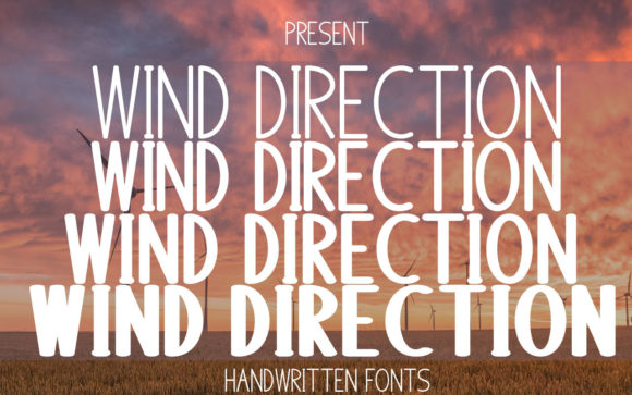 Wind Direction: A Font for Calm Editorial Spaces